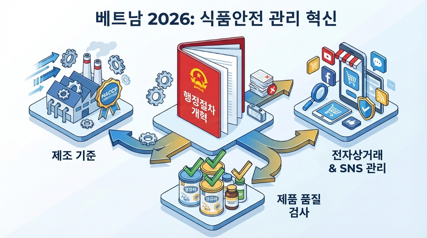 [베트남] 식품안전국 식품안전법 개정 및 식품 등록 규정 관련 보도자료