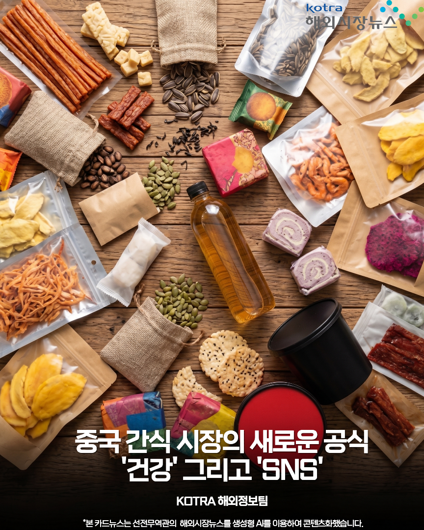 중국 간식 시장의 새로운 공식 '건강' 그리고 'SNS'